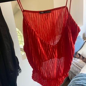 Red Zara Tank